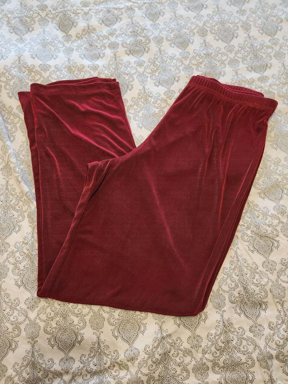 Ronni Nicole Sport red Wide Leg Pull-On Pants